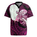 Pink Galaxy Polynesia Tribal Octopus Tattoo Rugby Jersey Pikake Lei Polynesian Pattern LT14