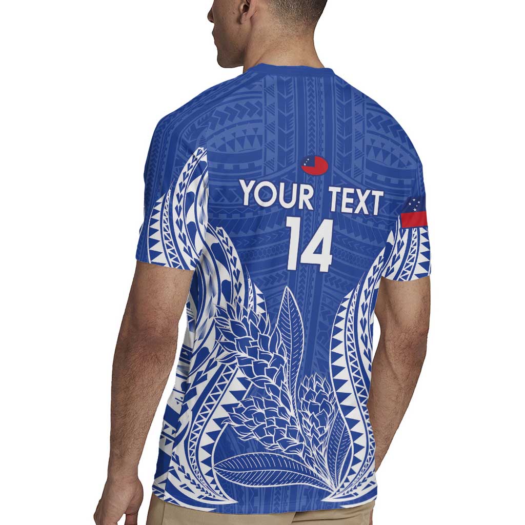 Custom Manu Samoa Rugby 2024 Rugby Jersey Go Champions Samoan Tattoo LT14