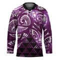 Matariki New Zealand Hockey Jersey NZ Niho Taniwha Maori New Year Purple Galaxy LT14