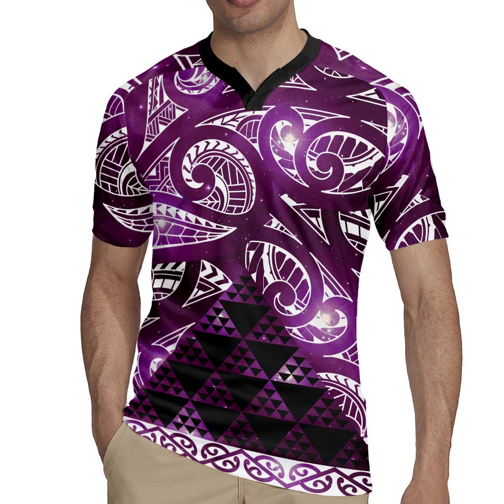 Matariki New Zealand Rugby Jersey NZ Niho Taniwha Maori New Year Purple Galaxy LT14