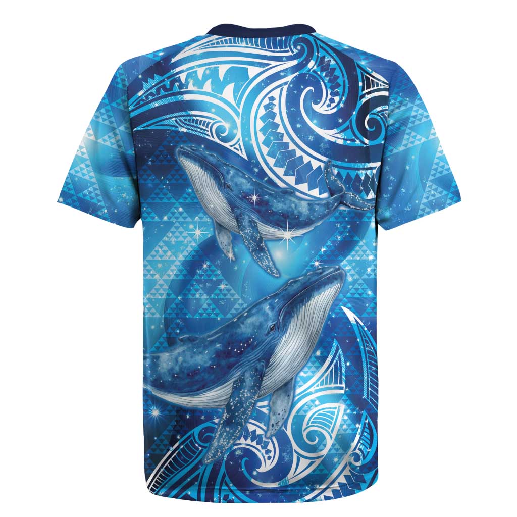 New Zealand Humpback Whale Matariki Rugby Jersey Maori New Year Taniko Niho Taniwha LT14