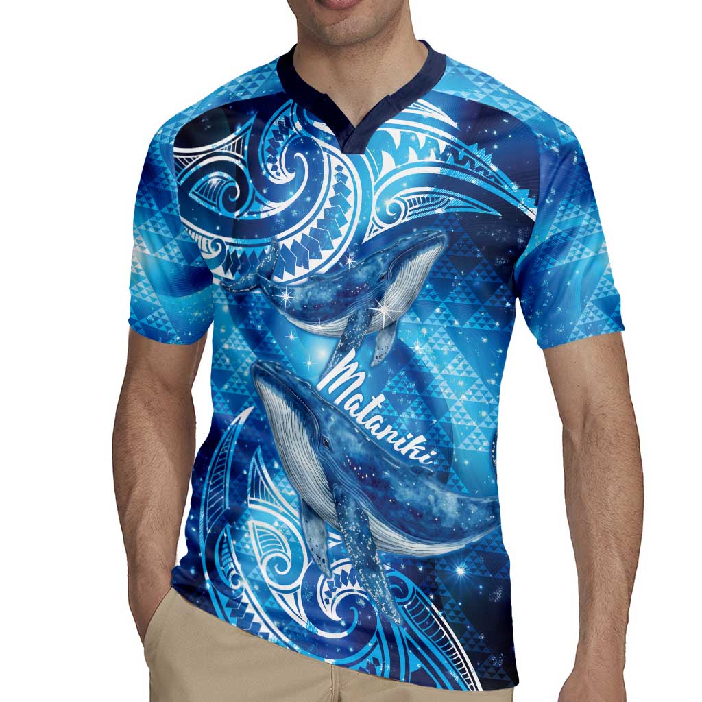 New Zealand Humpback Whale Matariki Rugby Jersey Maori New Year Taniko Niho Taniwha LT14