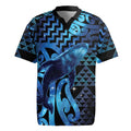 Humpback Whale Matariki New Zealand Rugby Jersey NZ Maori Paikea Poutama Luxury Blue LT14
