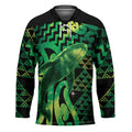 Humpback Whale Matariki New Zealand Hockey Jersey NZ Maori Paikea Poutama Luxury Green LT14