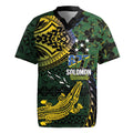 Solomon Islands Rugby Jersey 677 Proud Crocodile Melanesian Pattern LT14