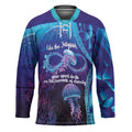 Polynesia Jellyfish Memorial Personalised Hockey Jersey Infinity Jellies Polynesian Pattern LT14