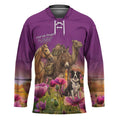 ANZAC Day Hockey Jersey Lest We Forget The Animals Of War LT15