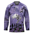 ANZAC Day Hockey Jersey Lest We Forget the Animals Too LT19