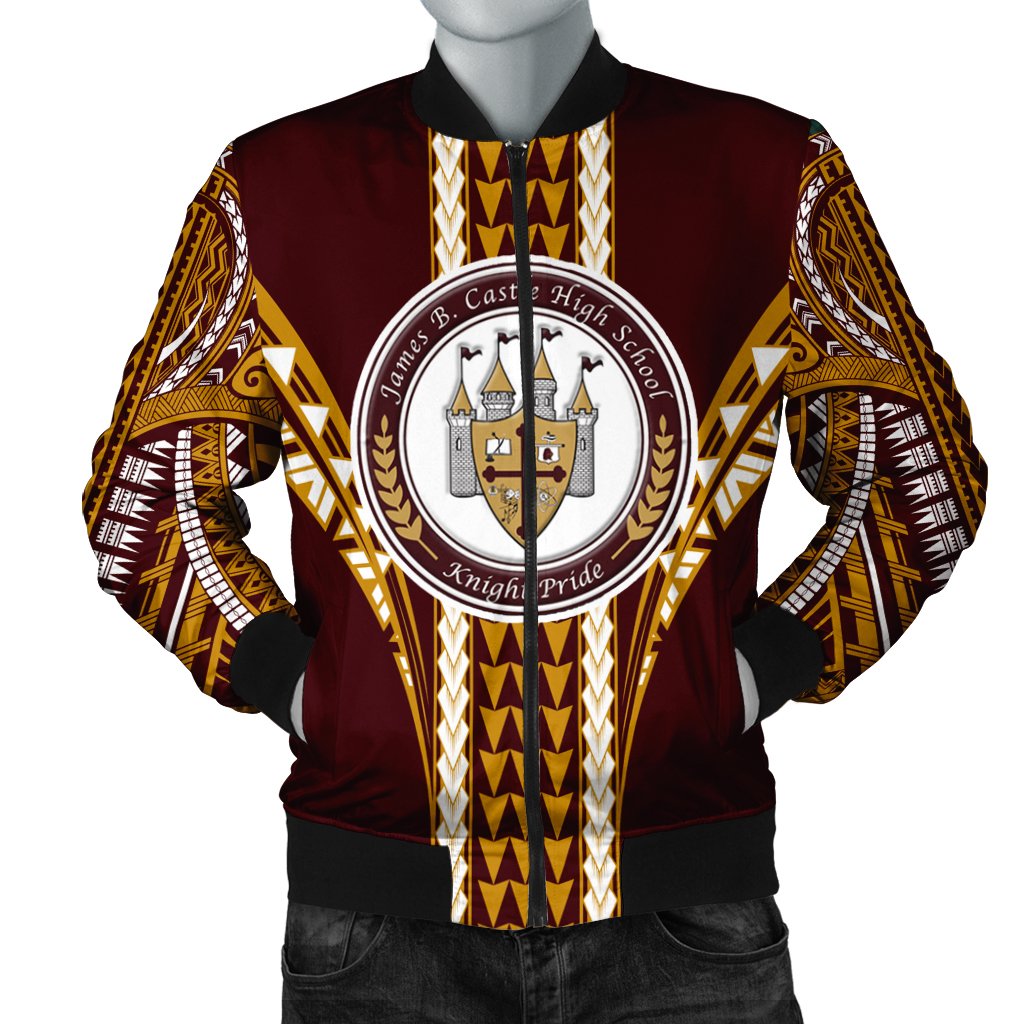 Hawaii Bomber Jacket - Castle High Football Jersey Bomber Jacket - AH